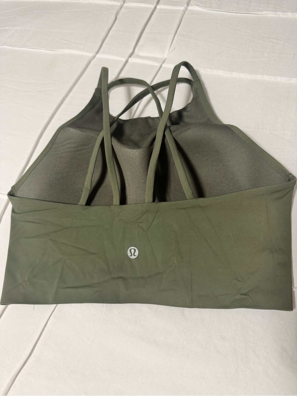 lululemon Olive Strappy Sports Bra Never Worn